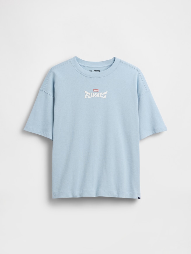 マーベル オーバーサイズ グラフィックTシャツ (キッズ)-2