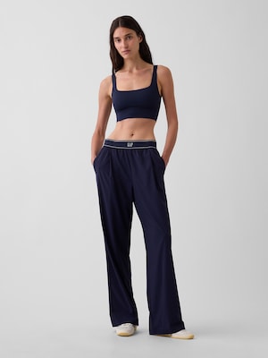 GapFit ダーツ イージーウエスト GAPロゴパンツ
