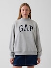ヴィンテージソフト オーバーサイズ モックネック GAPロゴ スウェットシャツ-0