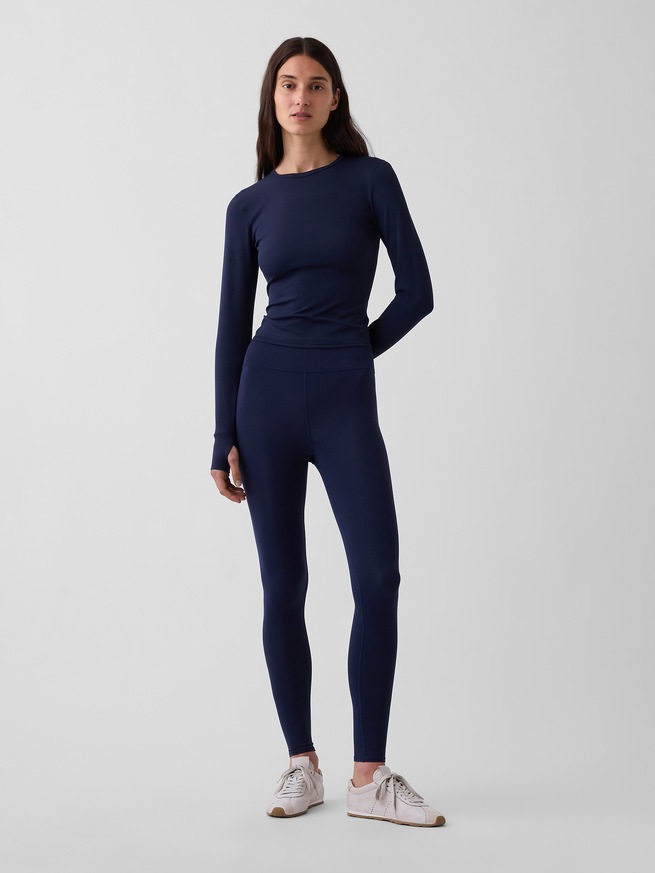 GapFit スムース クルーネックTシャツ-1