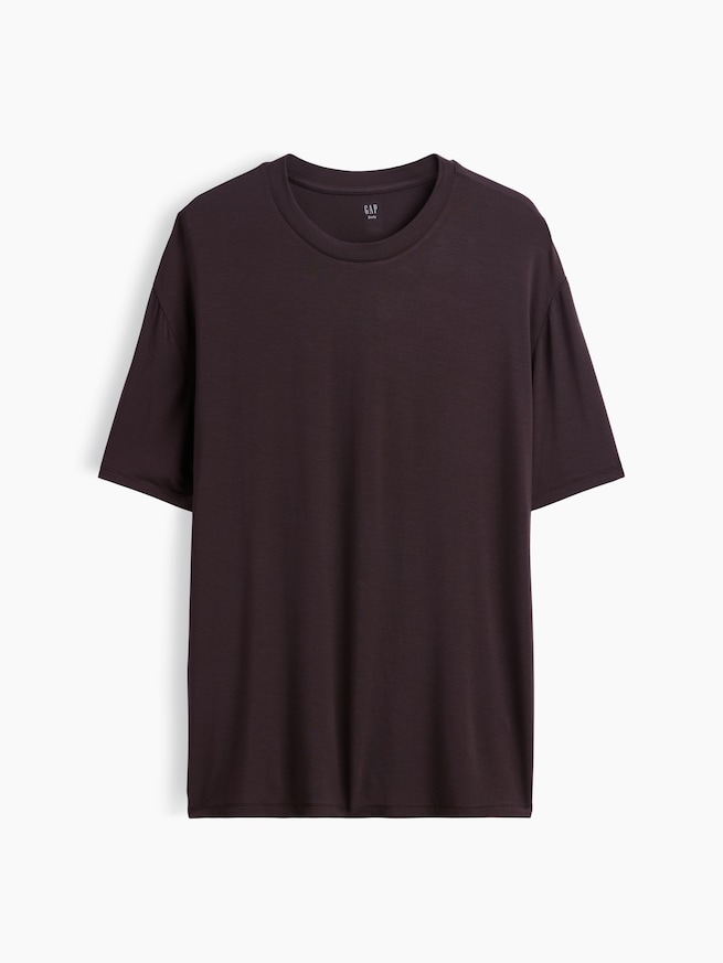 SoftMade ソフトメード モダール オーバーサイズ パジャマTシャツ-2
