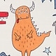 オーガニック ブラッシュドコットン モンスター パジャマセット (幼児・ベビー)