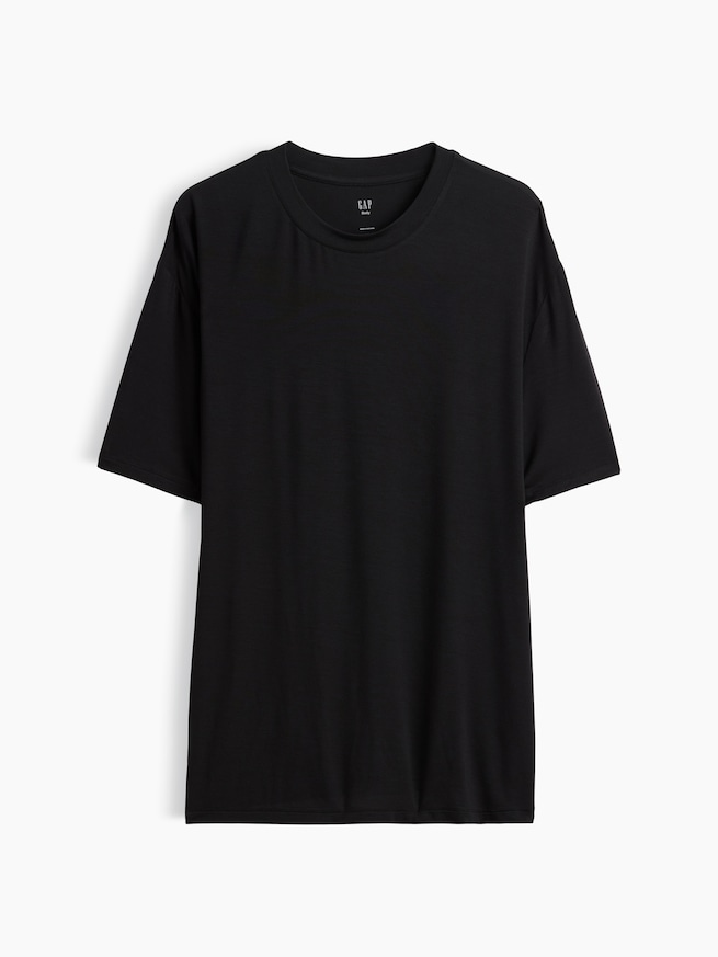 SoftMade ソフトメード モダール オーバーサイズ パジャマTシャツ-2