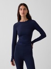 GapFit スムース クルーネックTシャツ-0