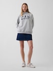 ヴィンテージソフト オーバーサイズ モックネック GAPロゴ スウェットシャツ-2