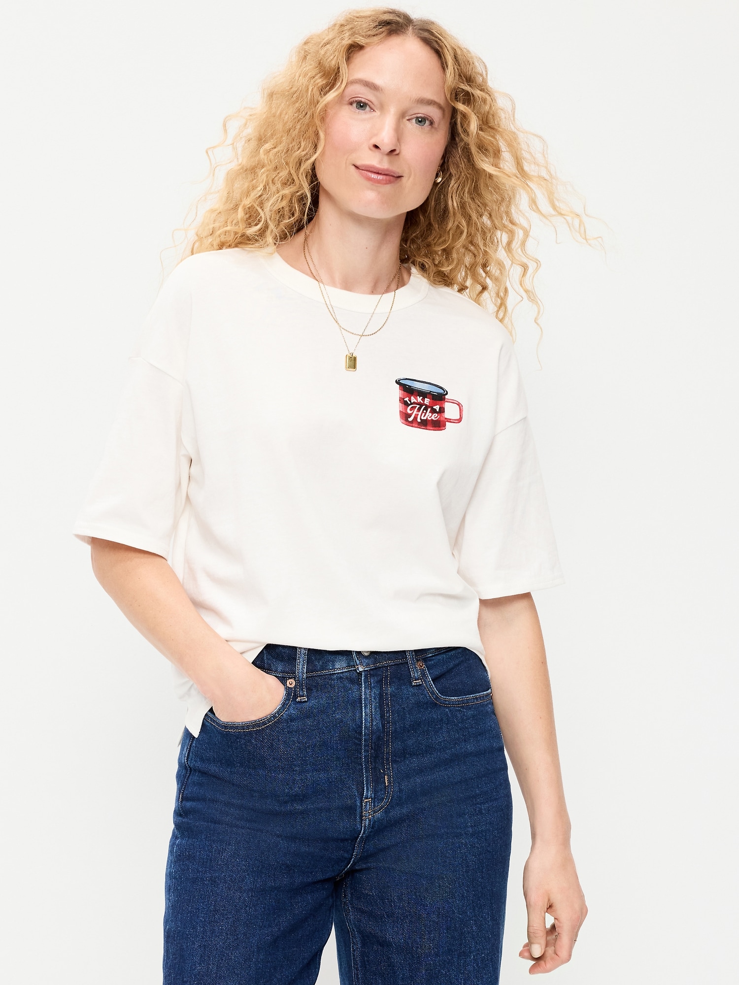 Crew-Neck Graphic T-Shirt