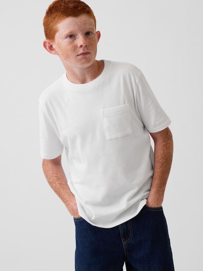 ポケットTシャツ (キッズ)-0