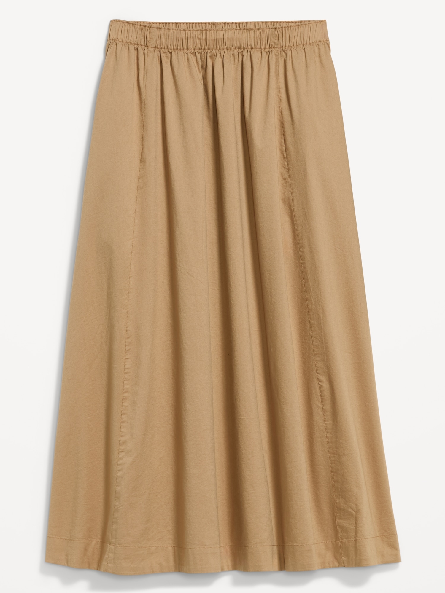 Poplin Midi Skirt