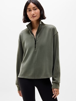 Seasoft Classic 1/4 Zip Sweatshirt | Athleta