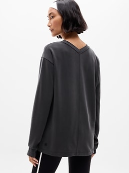 Seasoft V Neck Sweatshirt | Athleta