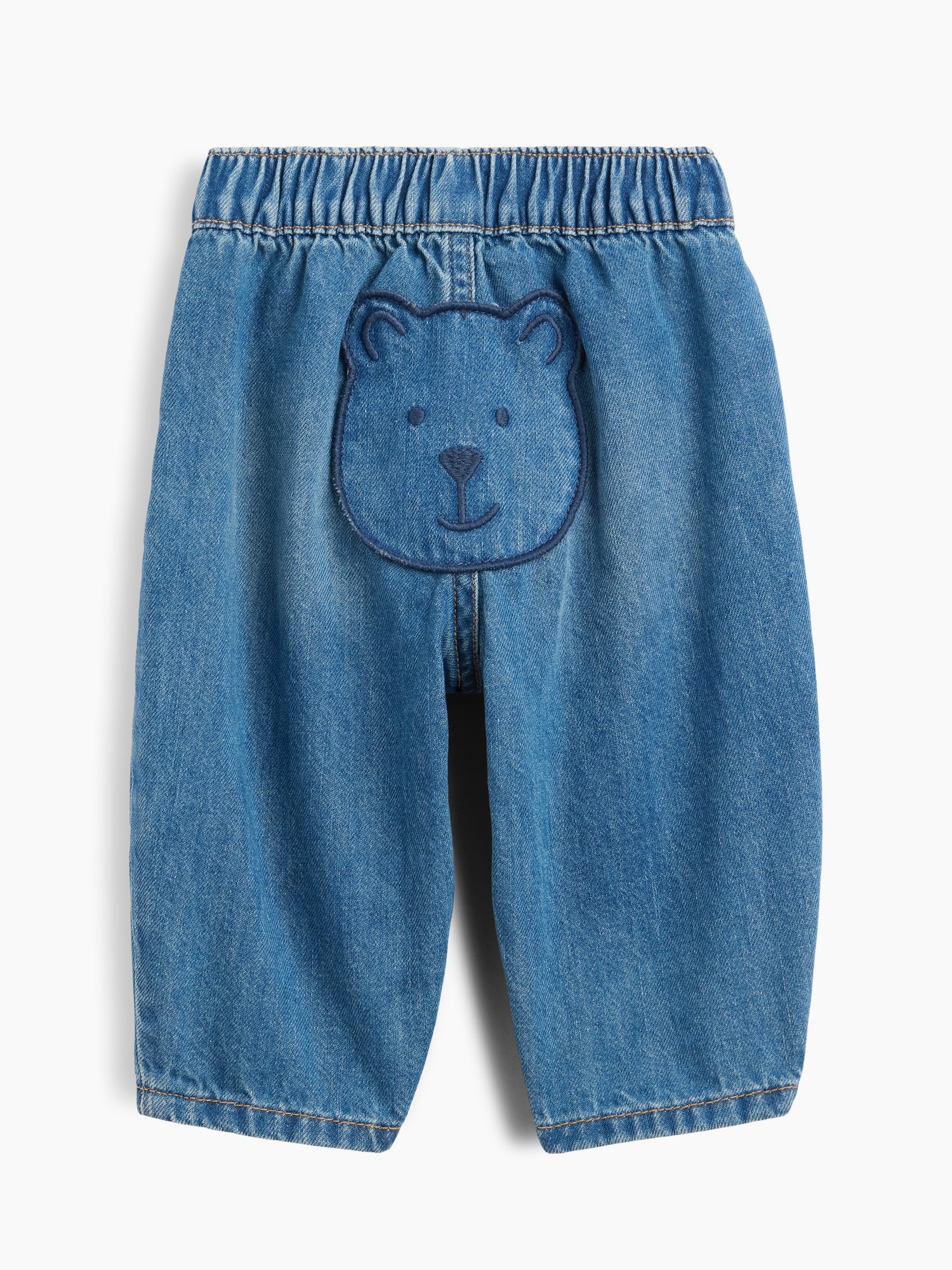 Jean coupe baril à taille extensible motif de l’ourson Brannan pour Bébé