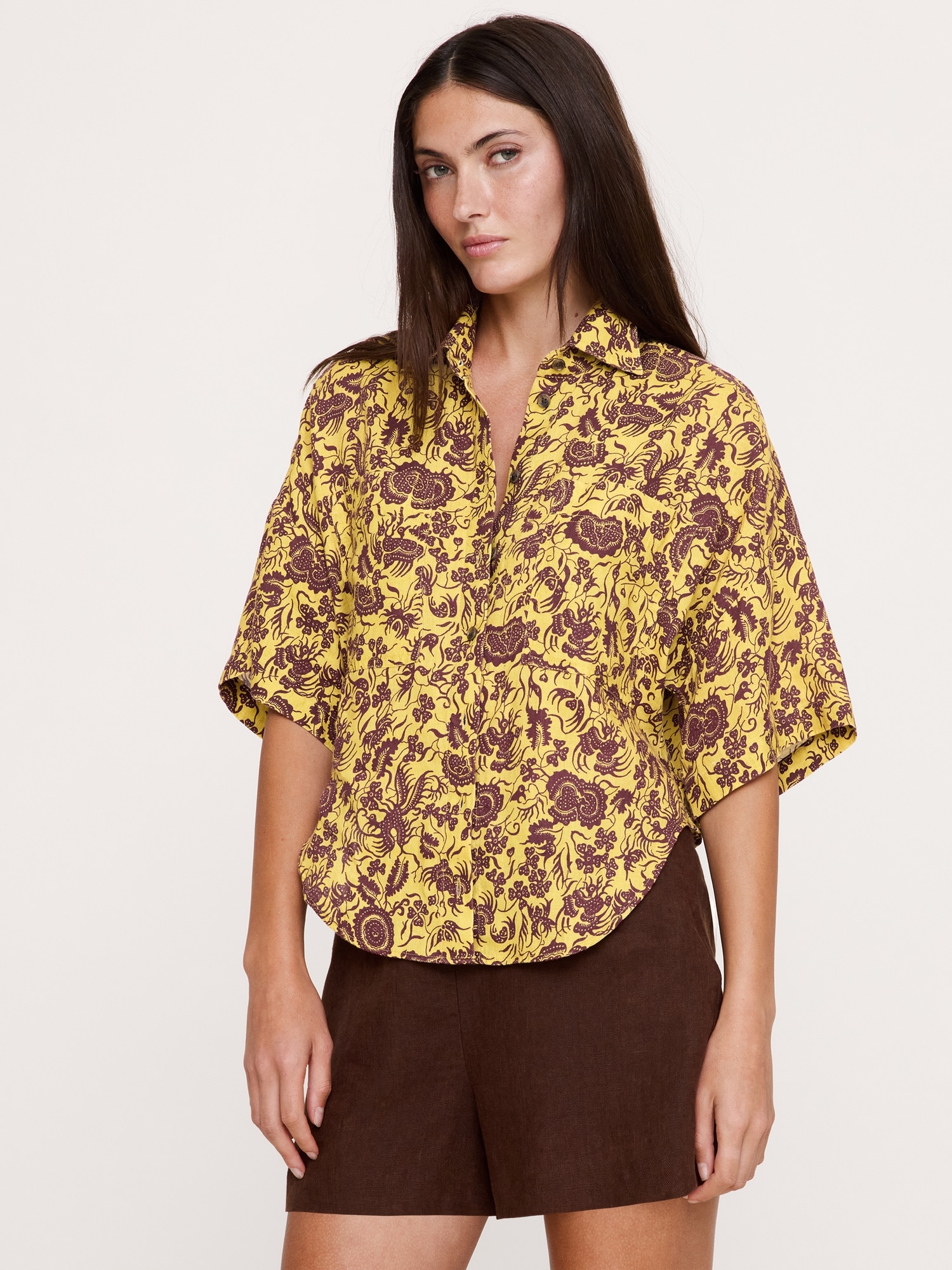 Linen Short-Sleeve Shirt