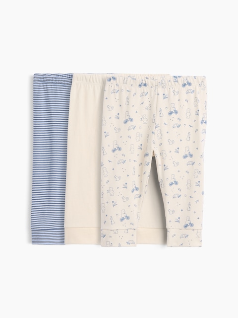 Baby First Favorites Organic Cotton Pull-On Pants (3-Pack)