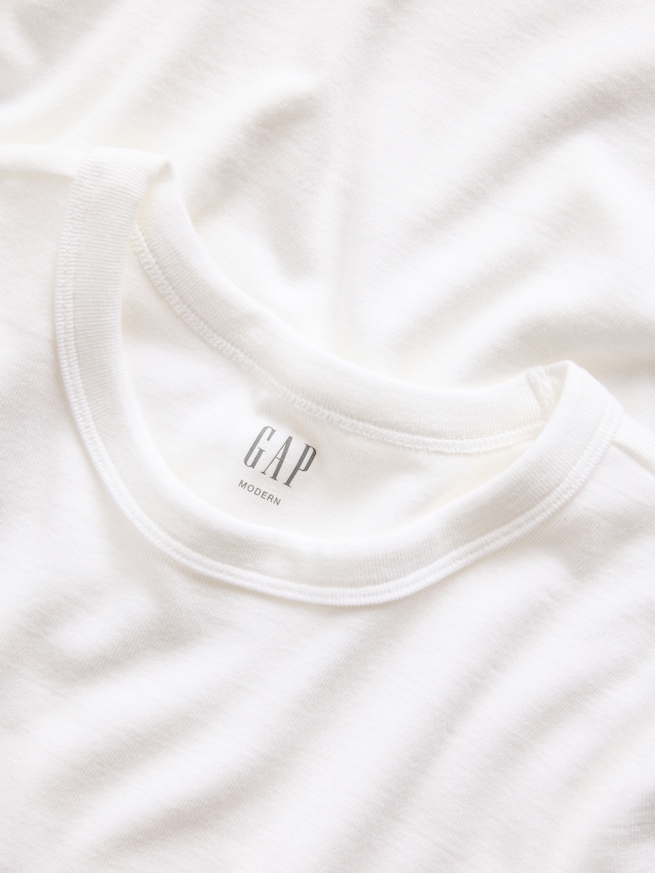 モダン クルーネックTシャツ-3