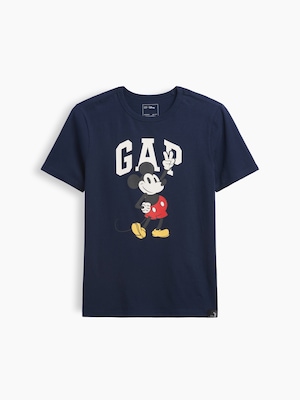 GapKids &times; ディズニー ミッキーマウス GAPロゴTシャツ