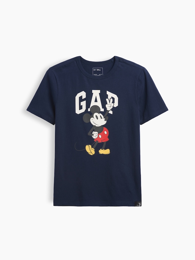 GapKids &times; ディズニー ミッキーマウス GAPロゴTシャツ-0