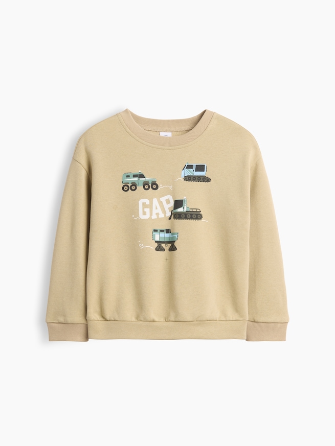 babyGap リラックスフィット クルーネック スウェットシャツ-0