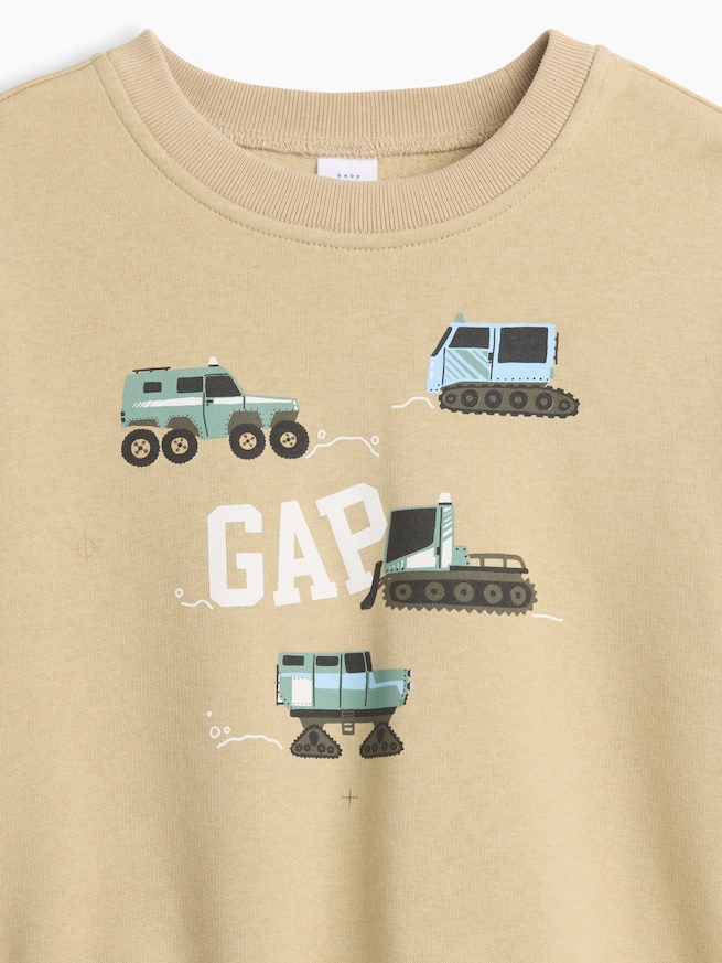 babyGap リラックスフィット クルーネック スウェットシャツ-2