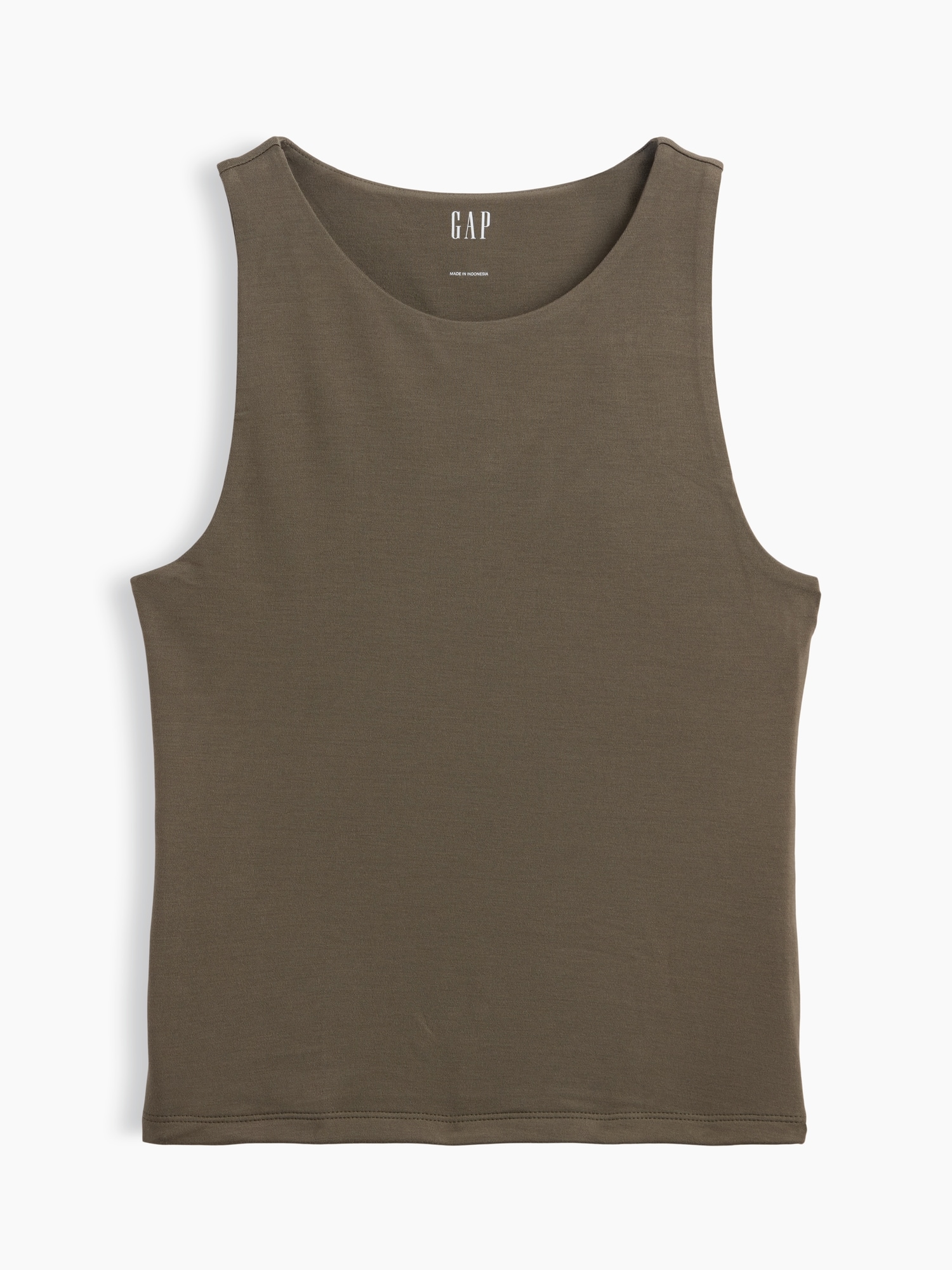 Gap Jersey Crop Tank Top In Green