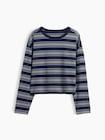 ニット オーバーサイズ クロップドTシャツ-4