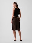 サテン バイアスカット スカート-2