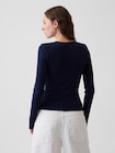 モダン リブ GAPロゴTシャツ-2