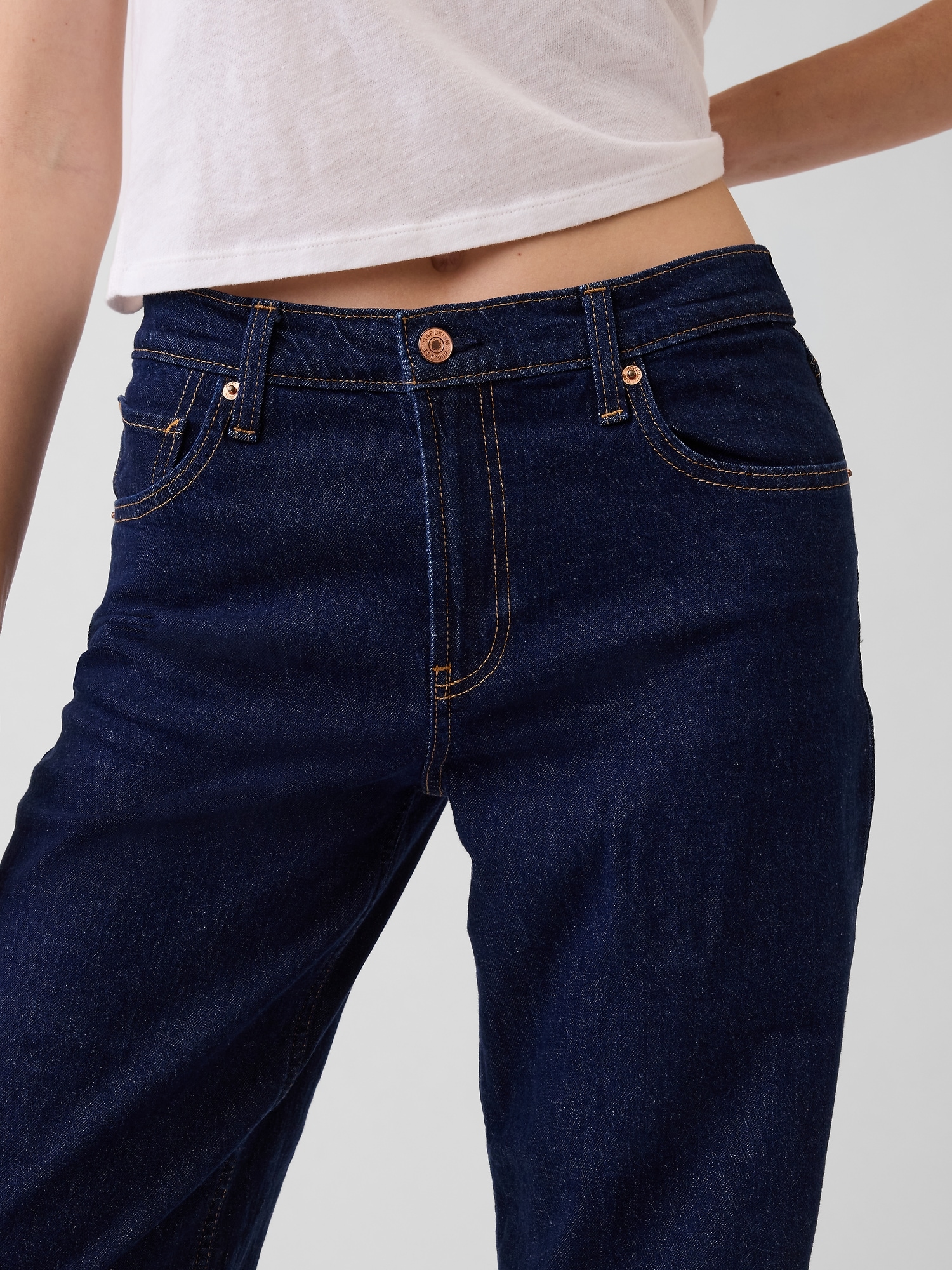 Low Rise '90s Loose Jeans
