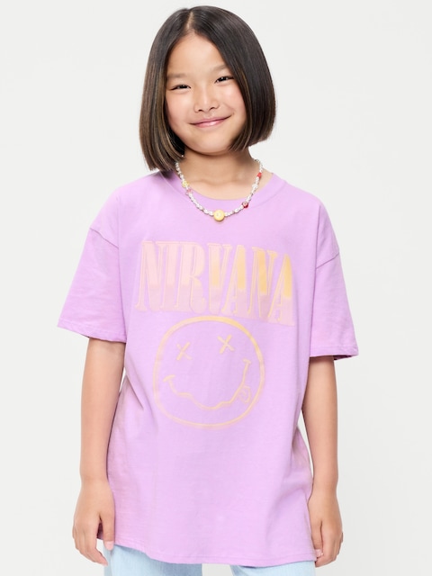 T-SHIRT À IMPRIMÉ NIRVANA™ POUR FILLE