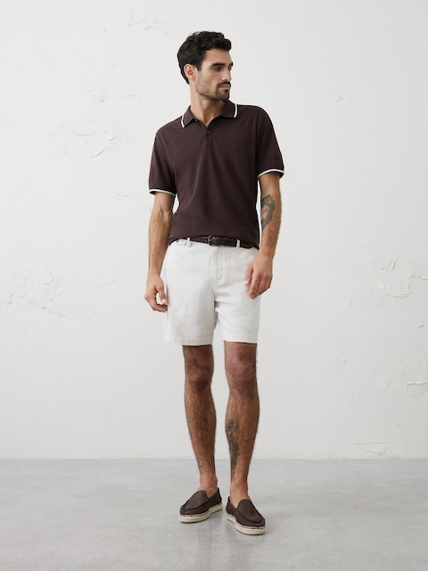 Slim-Fit Cotton Pique Polo