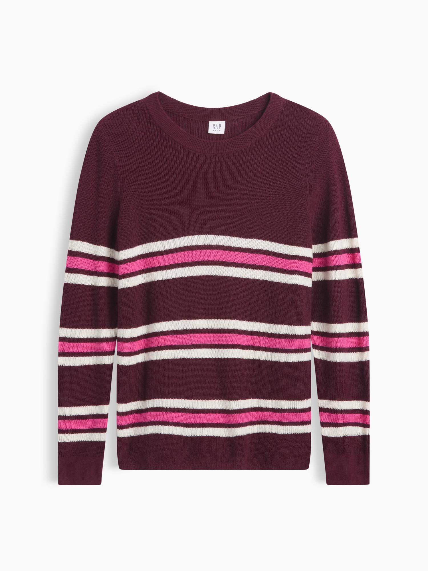 Kids Relaxed Stripe Crewneck Sweater