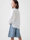 オーバーサイズ アスレチック ジャージーTシャツ (キッズ)-2