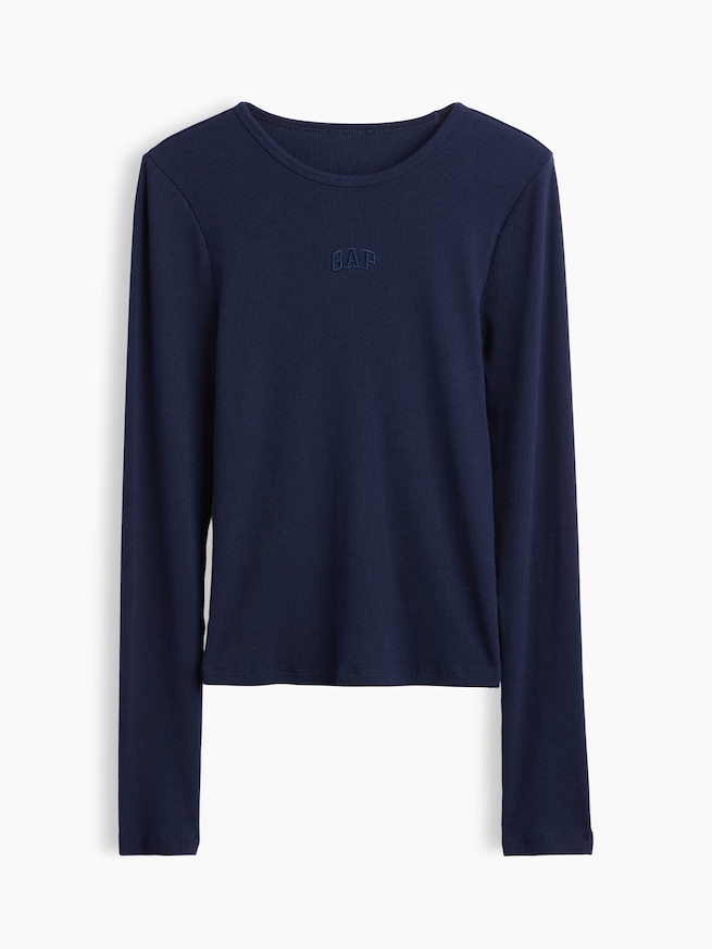 モダン リブ GAPロゴTシャツ-4