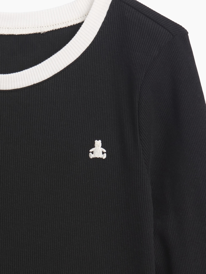 ブラナンベア リブ リンガーTシャツ (キッズ)-3