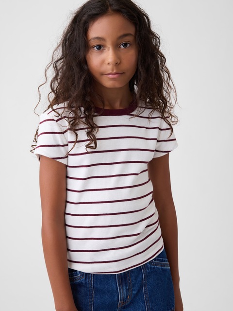 T-SHIRT CÔTELÉ POUR ENFANT