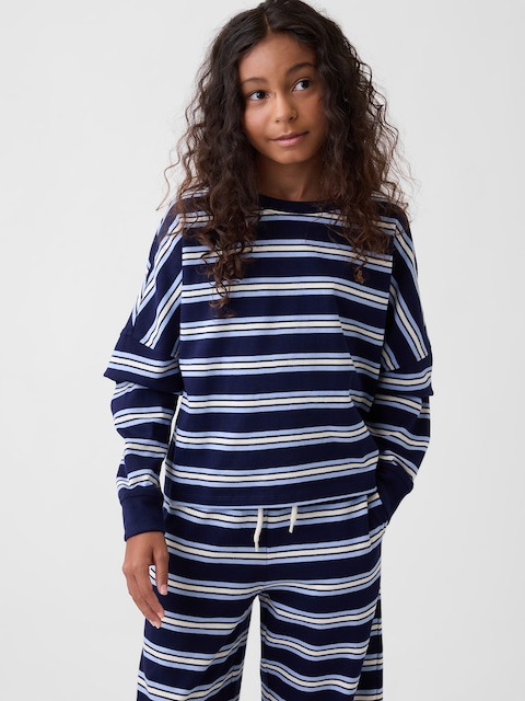 T-SHIRT SURDIMENSIONNÉ EN TISSU ÉPAIS POUR ENFANT