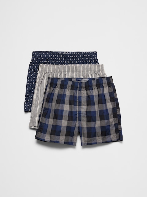 Cotton Boxers (3 Pack)