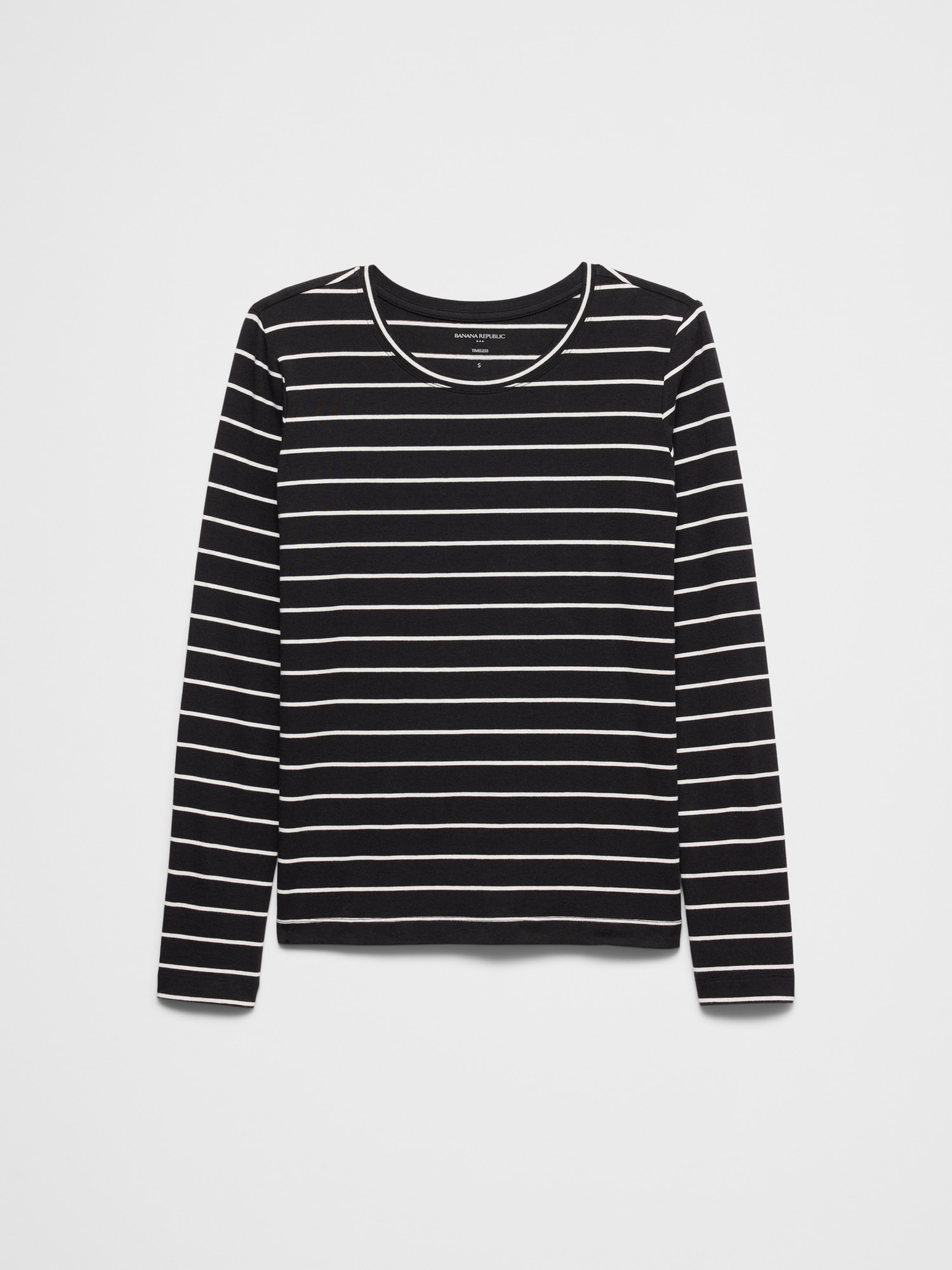 BR ファクトリー タイムレス ロングスリーブ クルーネック Tシャツ-3