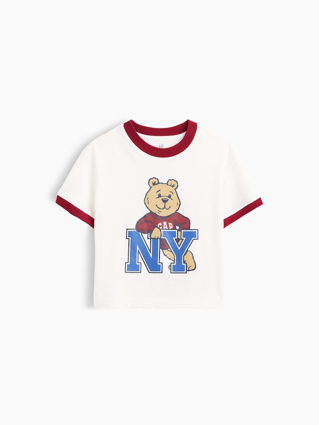 ブラナンベア グラフィック GAPロゴ リンガーTシャツ (幼児・ベビー)-1