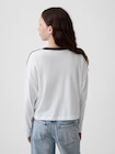 オーバーサイズ GAP Athleticロゴ Tシャツ (キッズ)-2