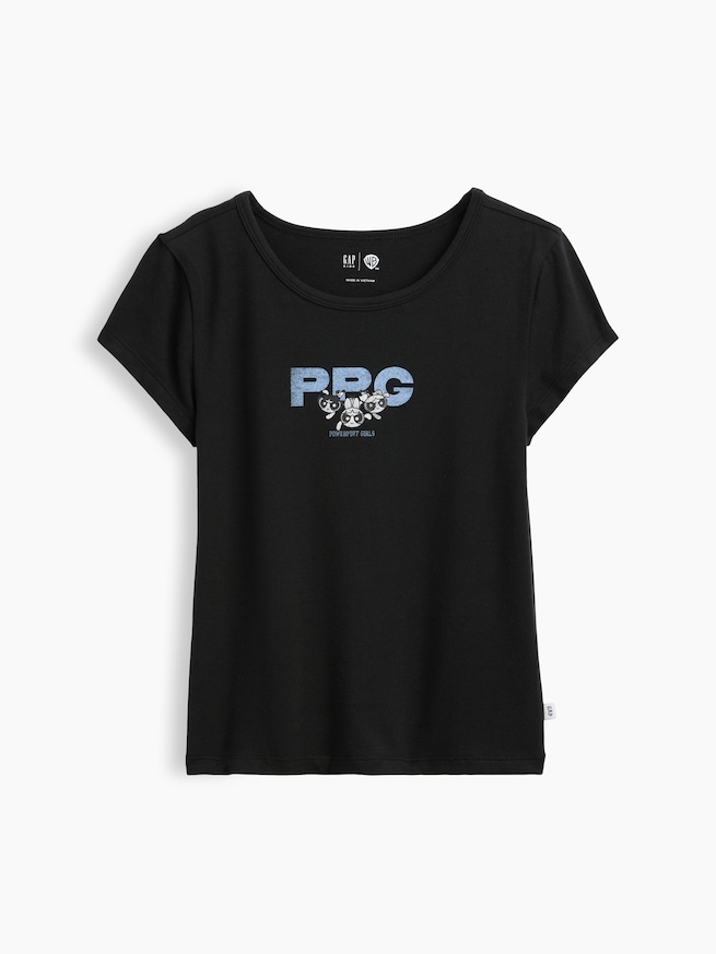 パワーパフガールズ フィットTシャツ (キッズ)-1