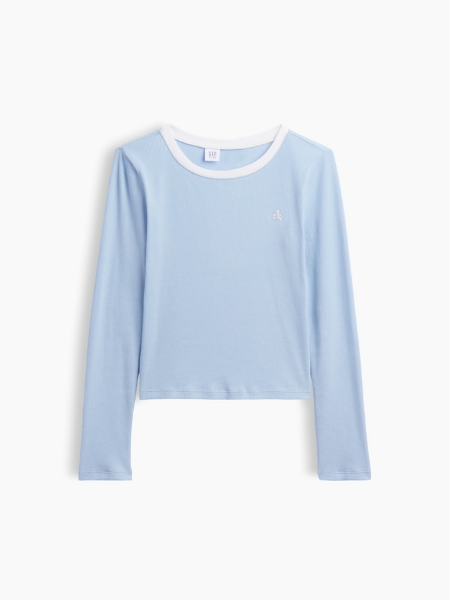 ブラナンベア リブ リンガーTシャツ (キッズ)-1