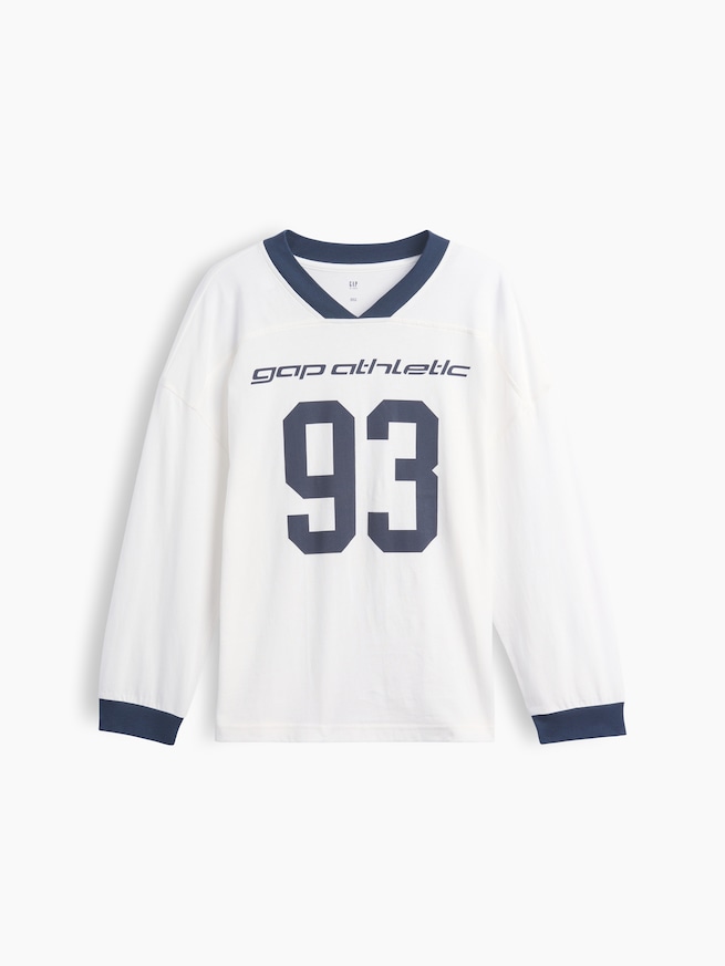 オーバーサイズ アスレチック ジャージーTシャツ (キッズ)-1
