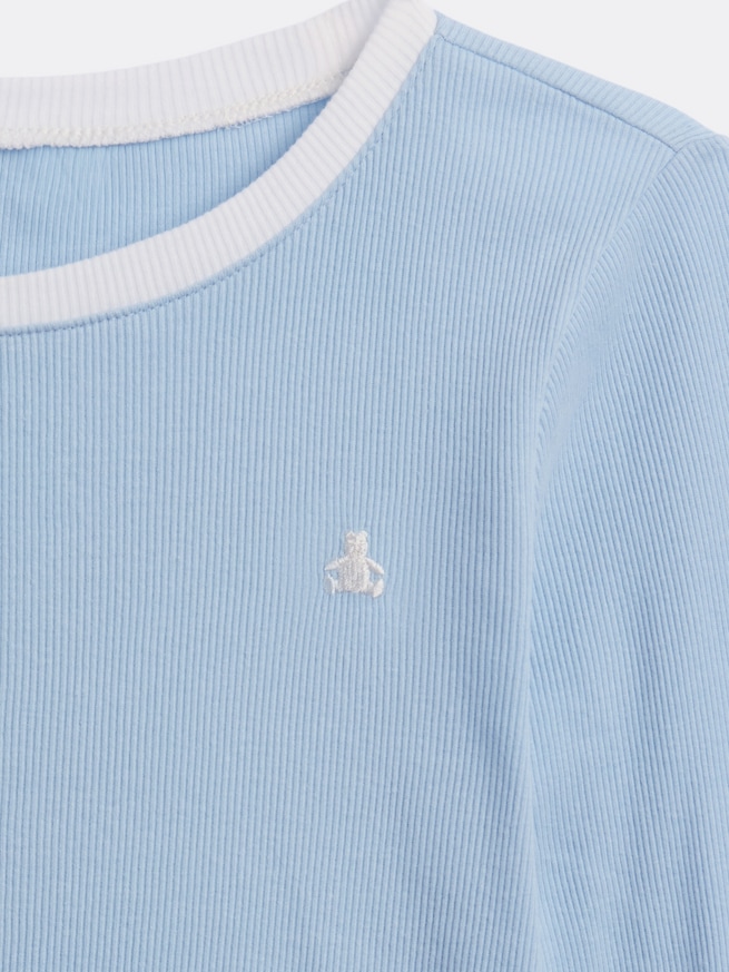 ブラナンベア リブ リンガーTシャツ (キッズ)-3