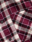 リラックス クロップド フランネルシャツ (キッズ)-4