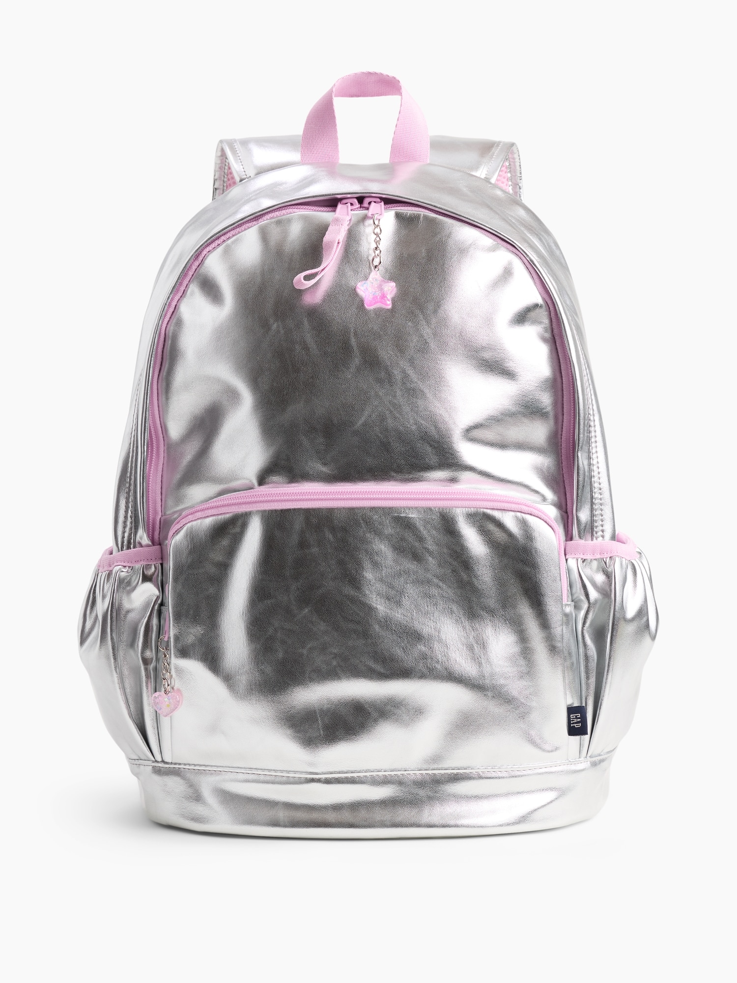 Kids Metallic Charm Backpack