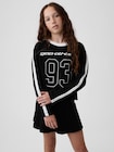 オーバーサイズ GAP Athleticロゴ Tシャツ (キッズ)-0