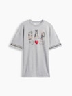 オーバーサイズ フレンチテリー Tシャツワンピース (キッズ)-1