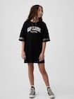 オーバーサイズ フレンチテリー Tシャツワンピース (キッズ)-0