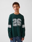 ヘビーウェイト オーバーサイズ グラフィックTシャツ (キッズ)-0