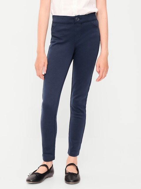 JEGGING D'UNIFORME EN TRICOT POINT DE ROME POUR FILLE